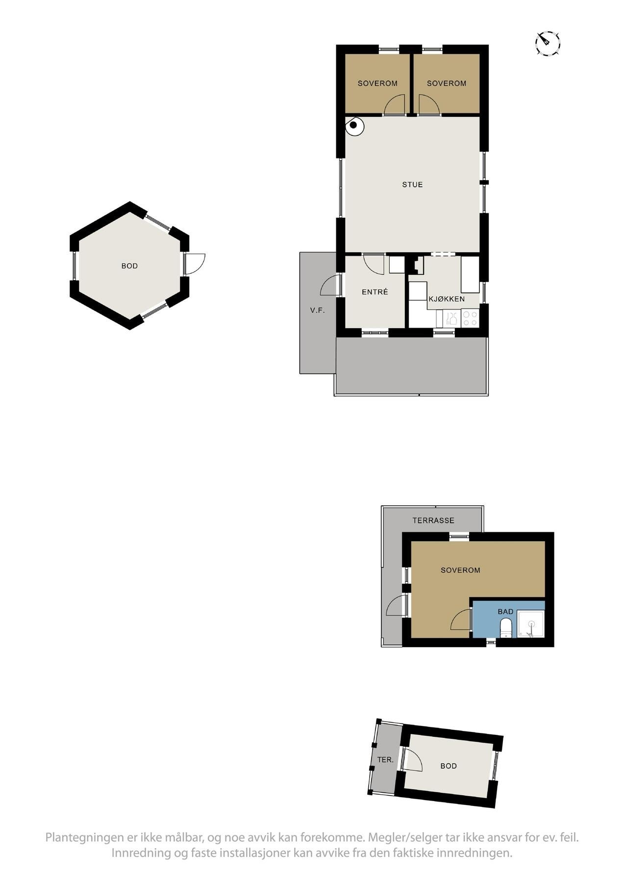 Plantegning Galleribilde