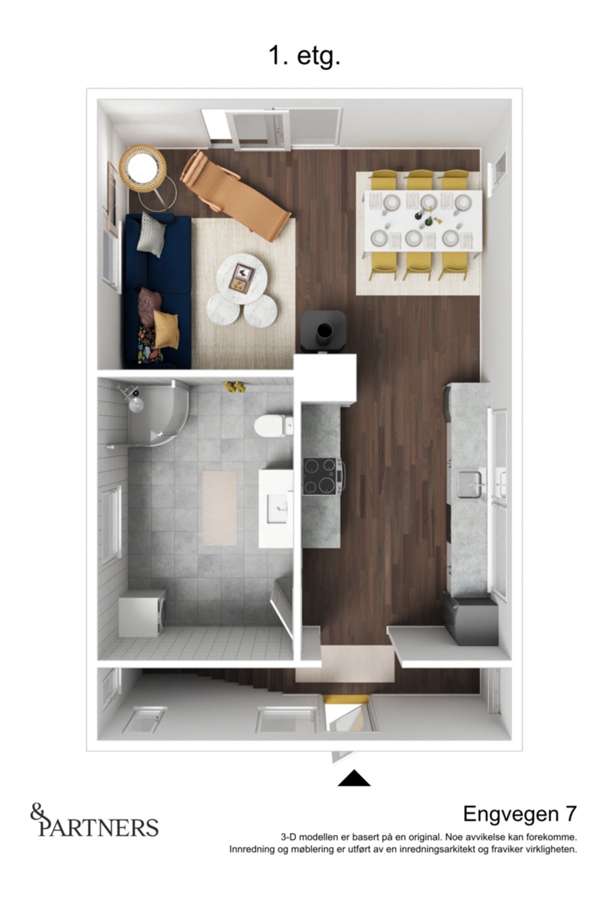 Planskisse Galleribilde