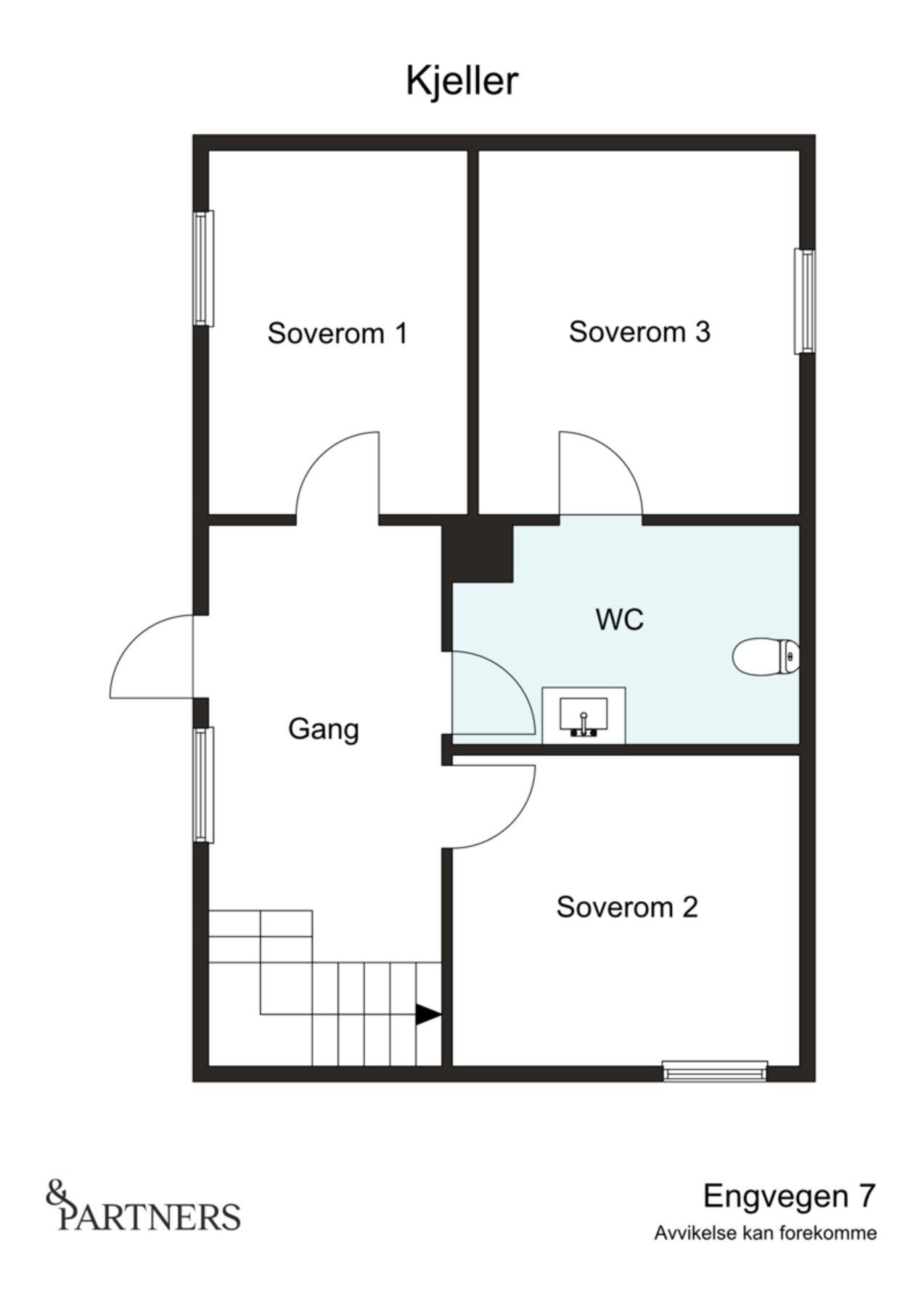 Plantegning Kjeller Galleribilde