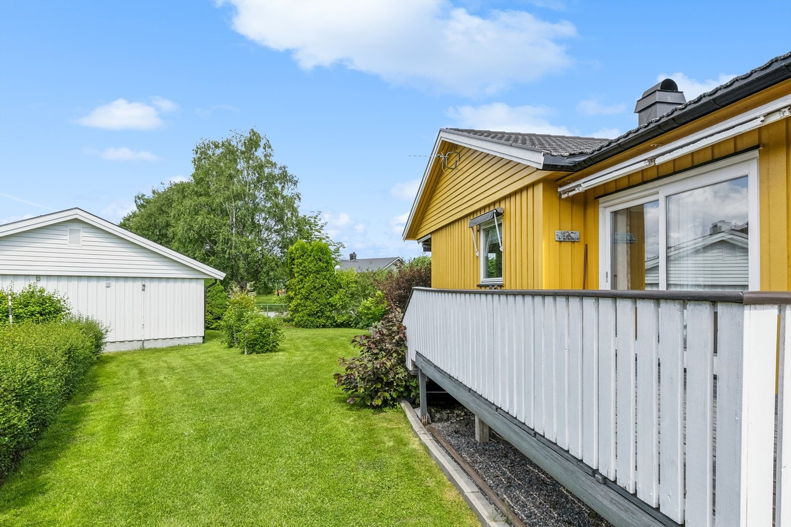 Skjermet og usjenert tomt. Galleribilde