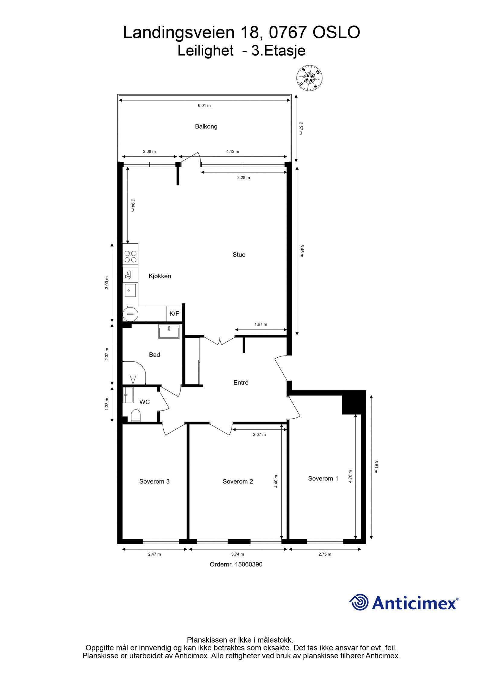 Planskisse Galleribilde