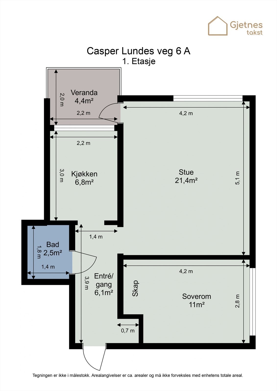 Planskisse Galleribilde