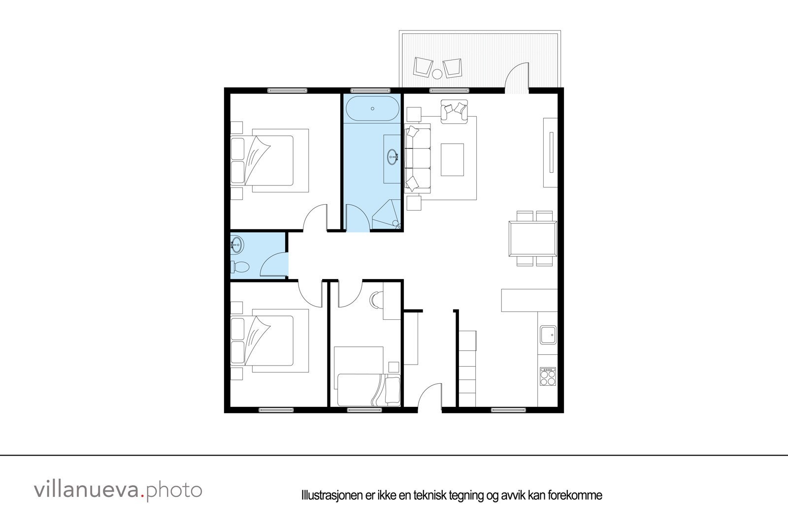 Planskisse Galleribilde