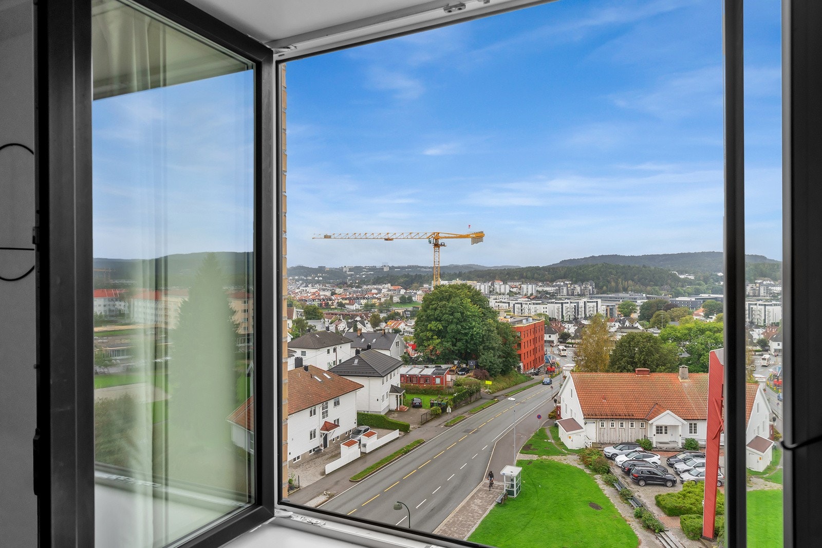 Gode solforhold med ettermiddag og kveldssol Galleribilde