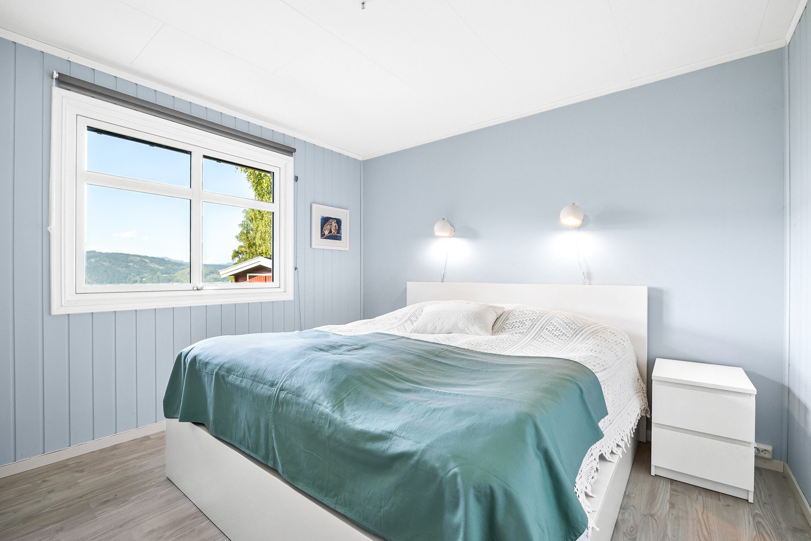 Hyggelig hovedsoverom med god plass til dobbeltseng. Galleribilde