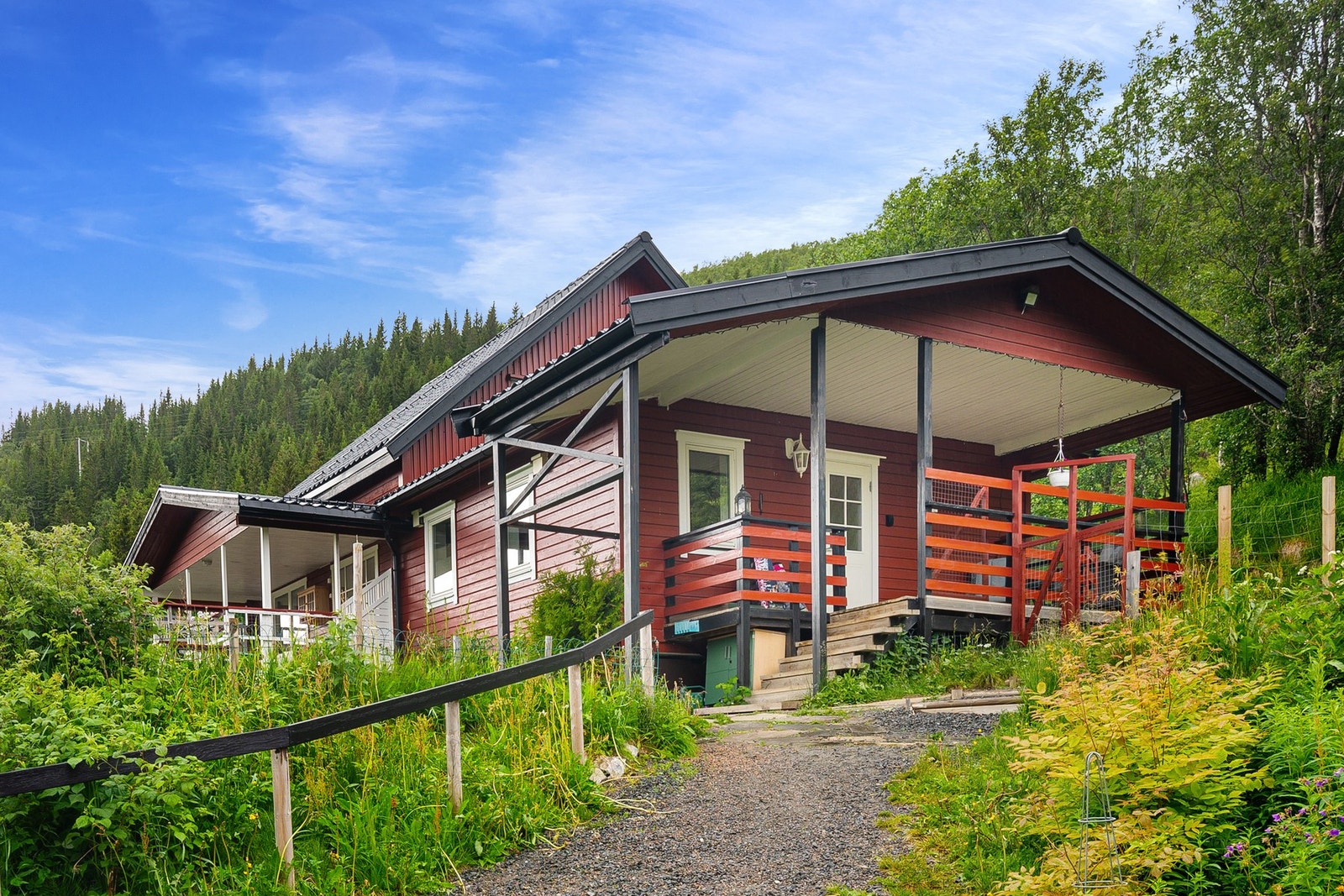 Overbygd inngangsparti Galleribilde