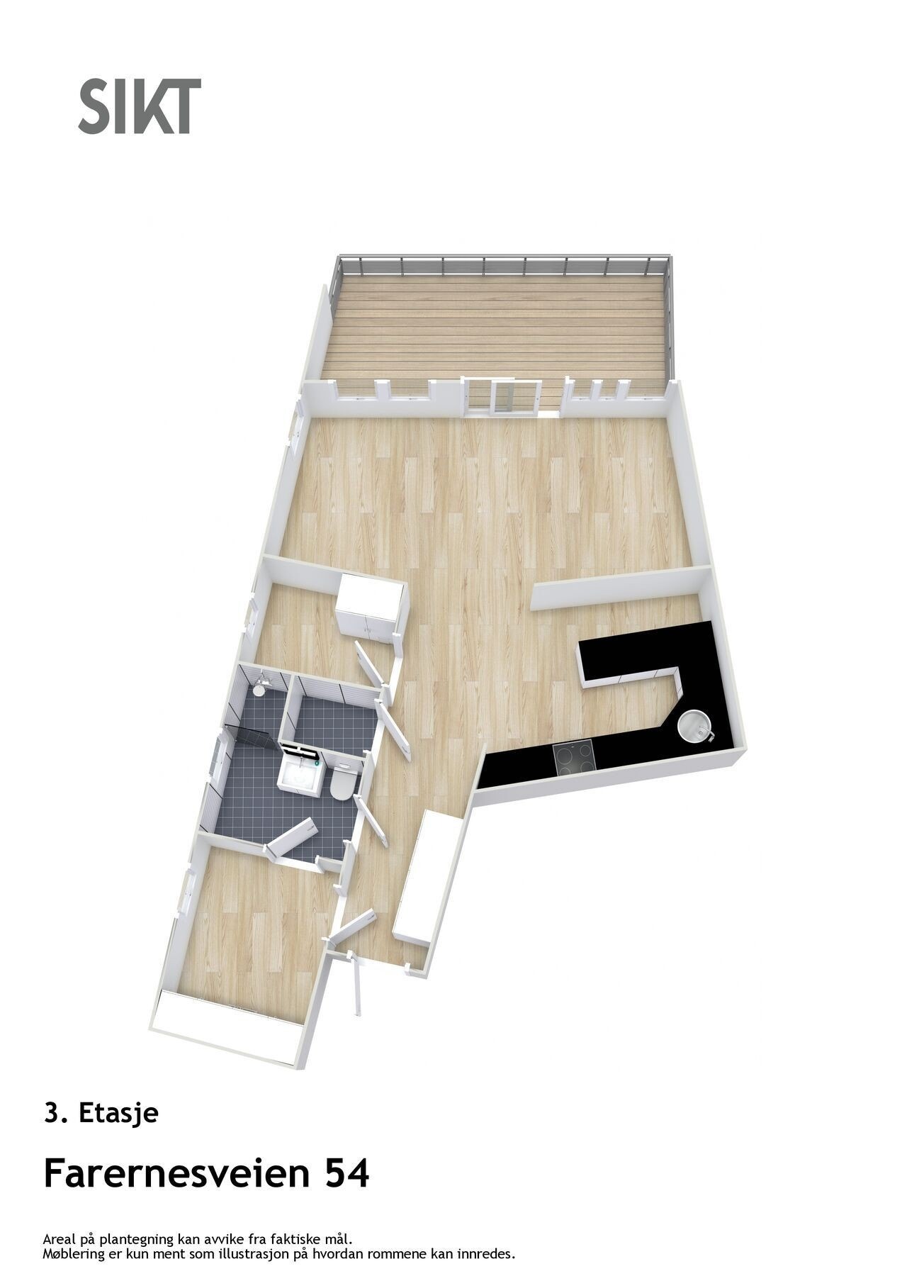 Slikt er ser planløsningen ut! Galleribilde