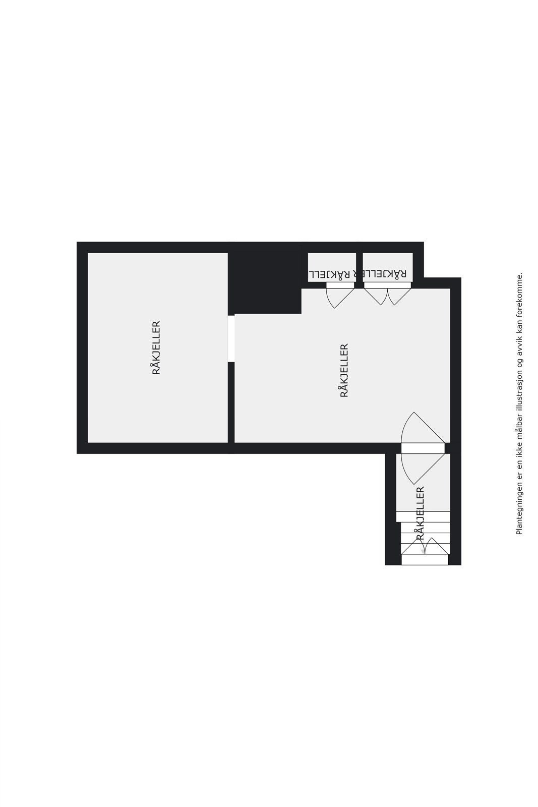Plantegning hovedhus Galleribilde