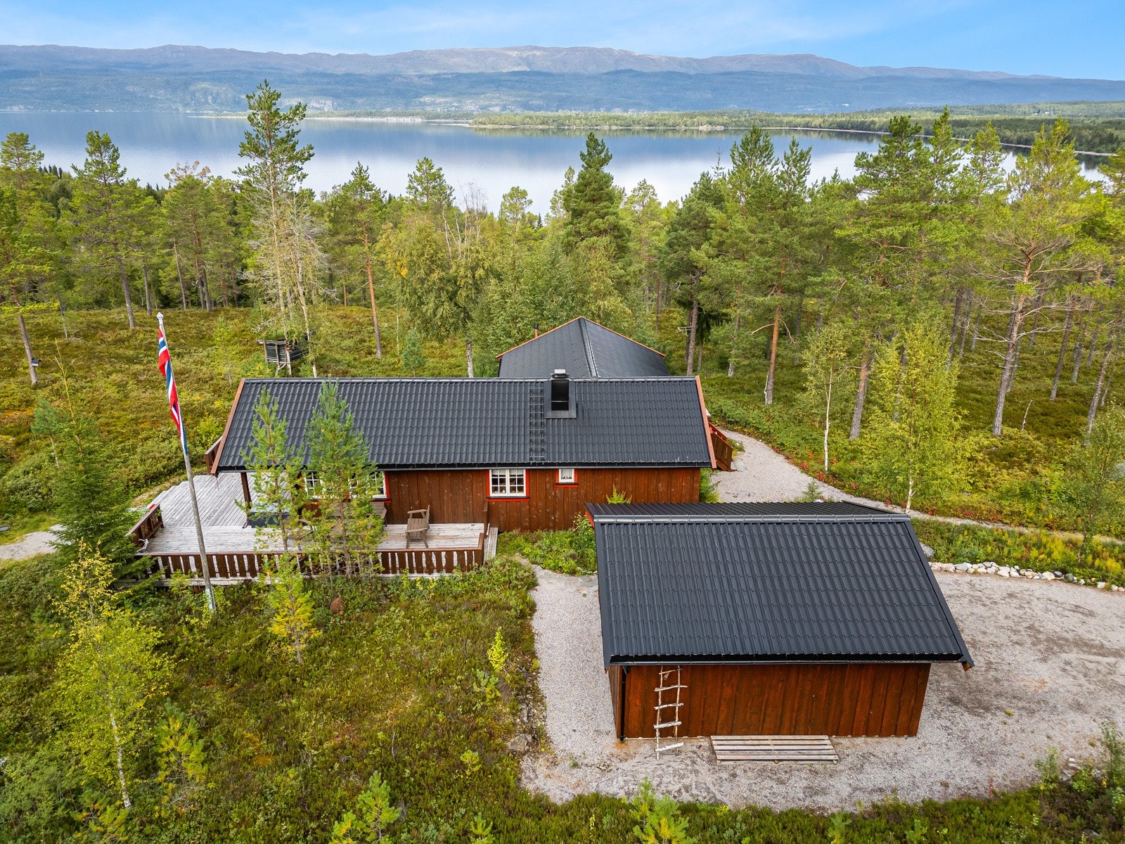 Dronefoto Galleribilde