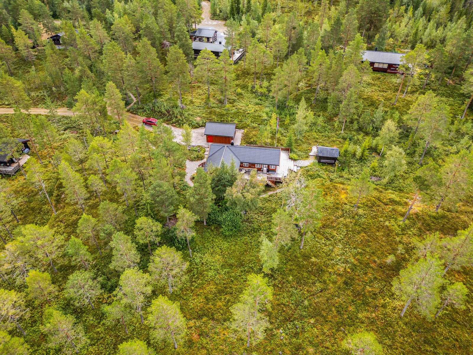 Dronefoto Galleribilde