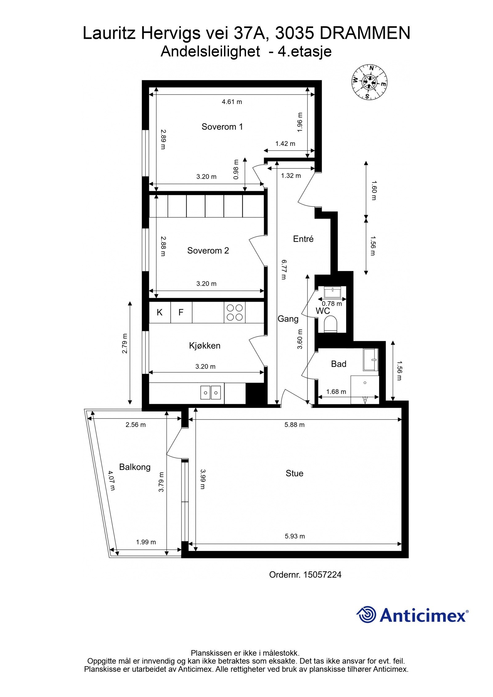 Plantegning Galleribilde