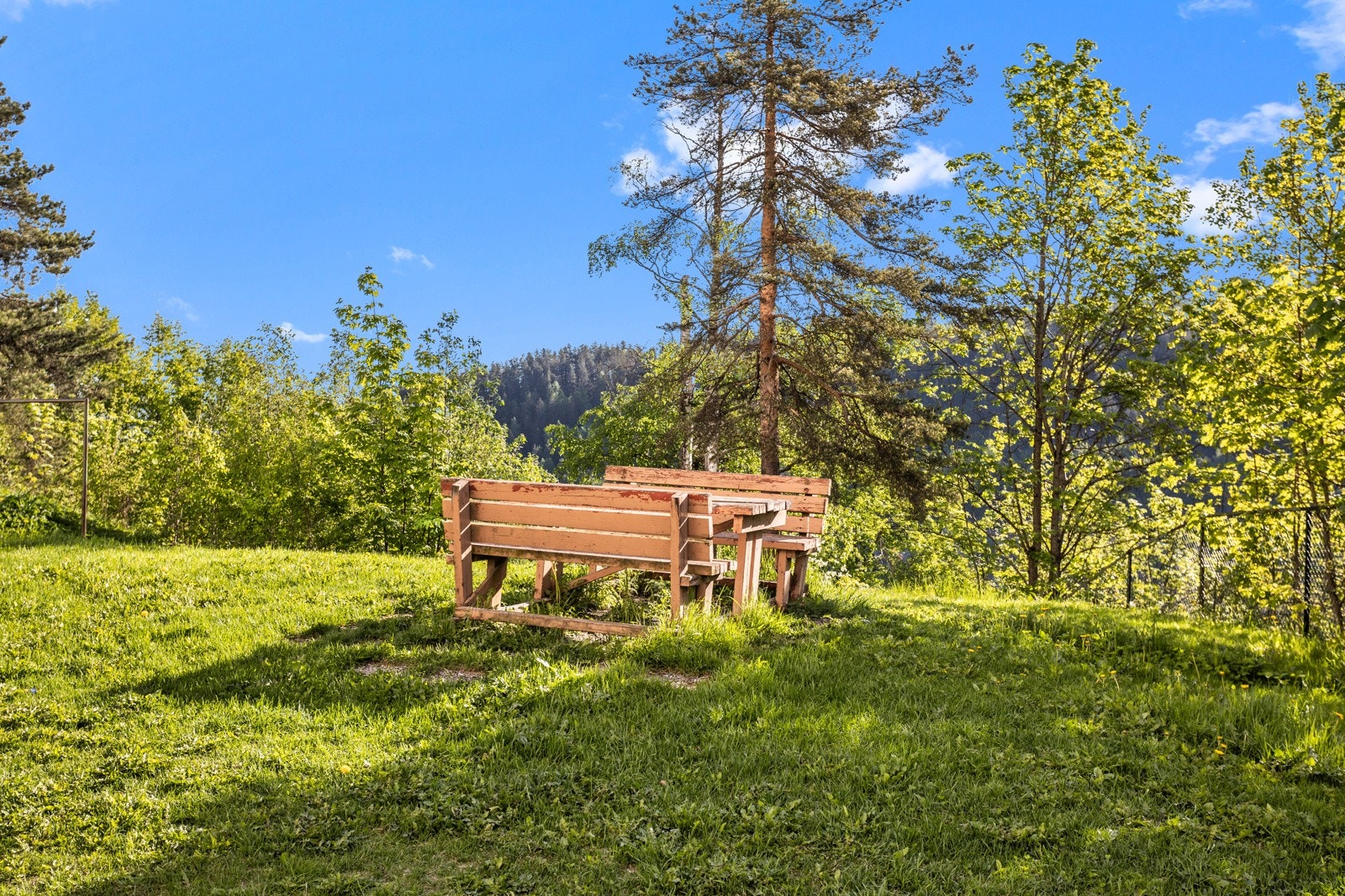 Koselig sitteplass utenfor. Galleribilde