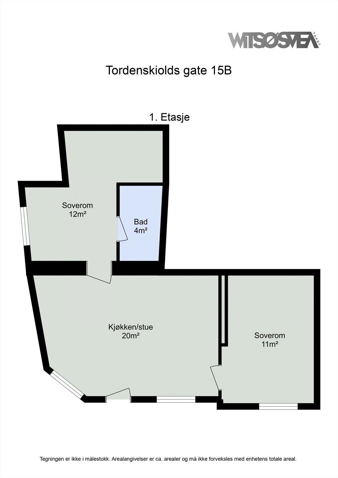 Planskisse Galleribilde