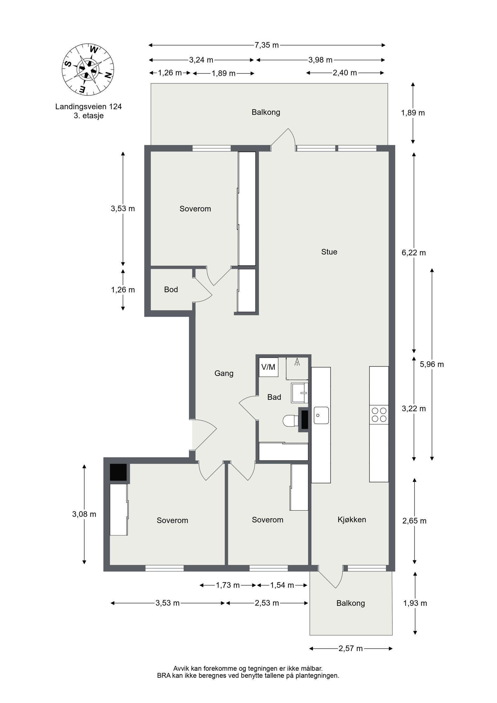 Plantegning. Galleribilde