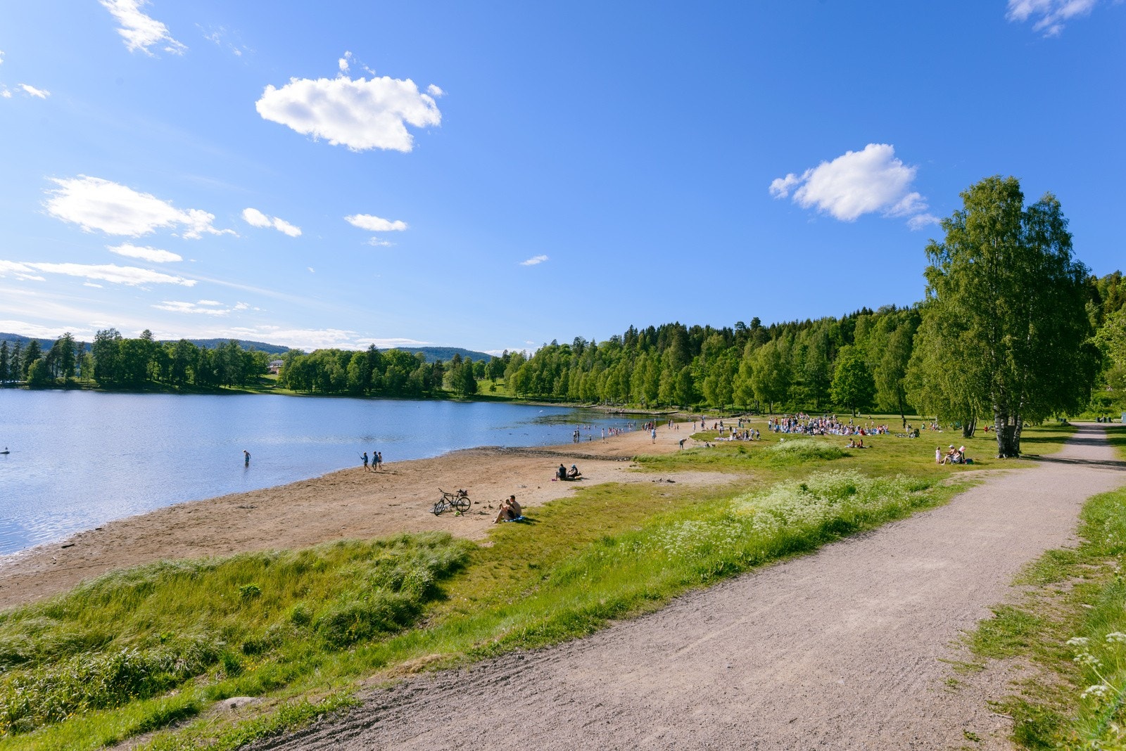 Fantastiske Bogstad vannet sommerstid. Alt av aktiviteter og familiedestinasjon i nærområdet. Galleribilde