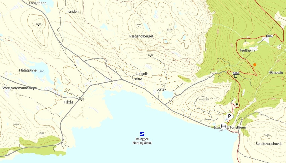 God tilgang til langrensporene på Imingfjell Galleribilde