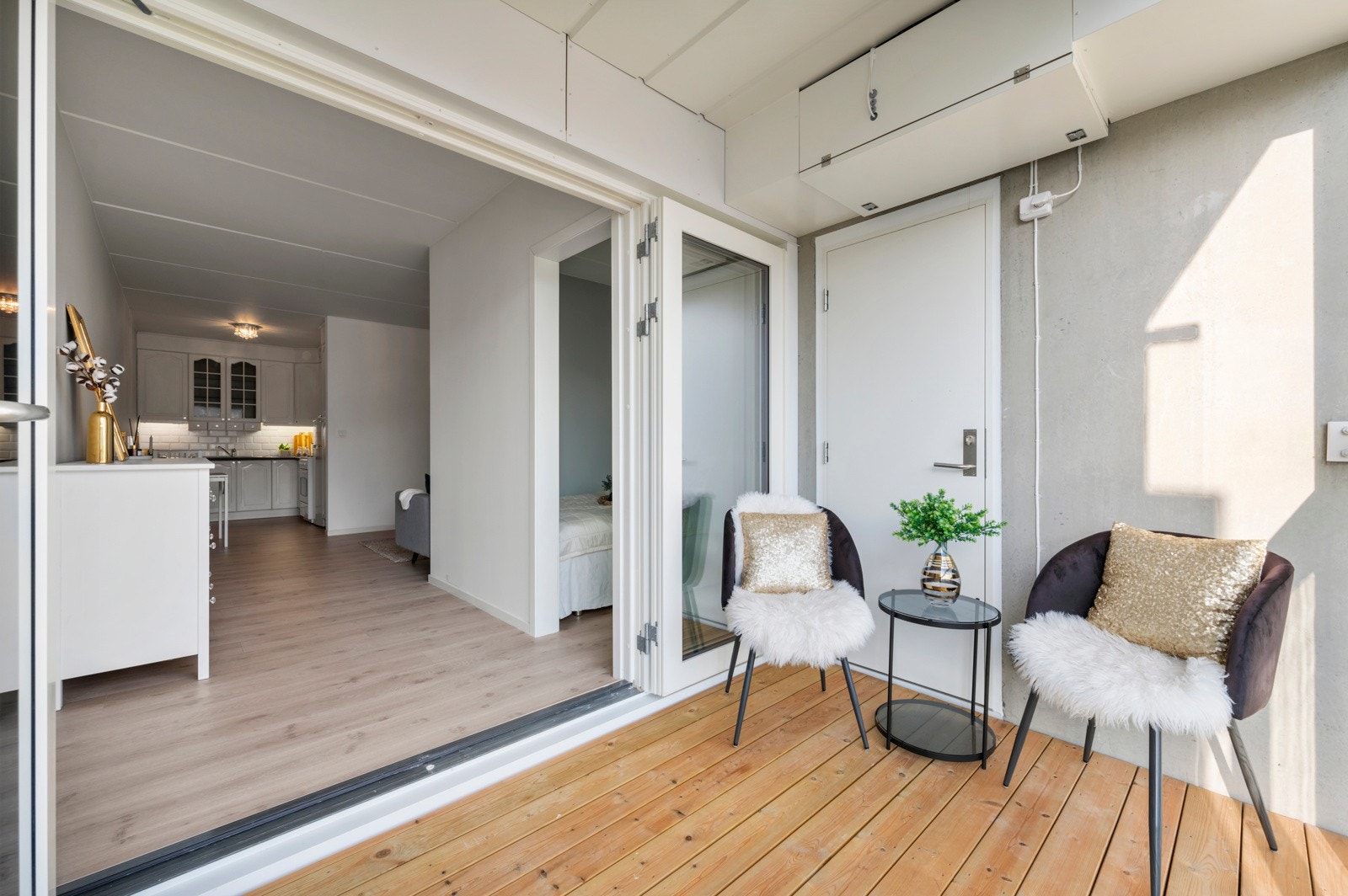 Her har du fin plass til sittegruppe Galleribilde