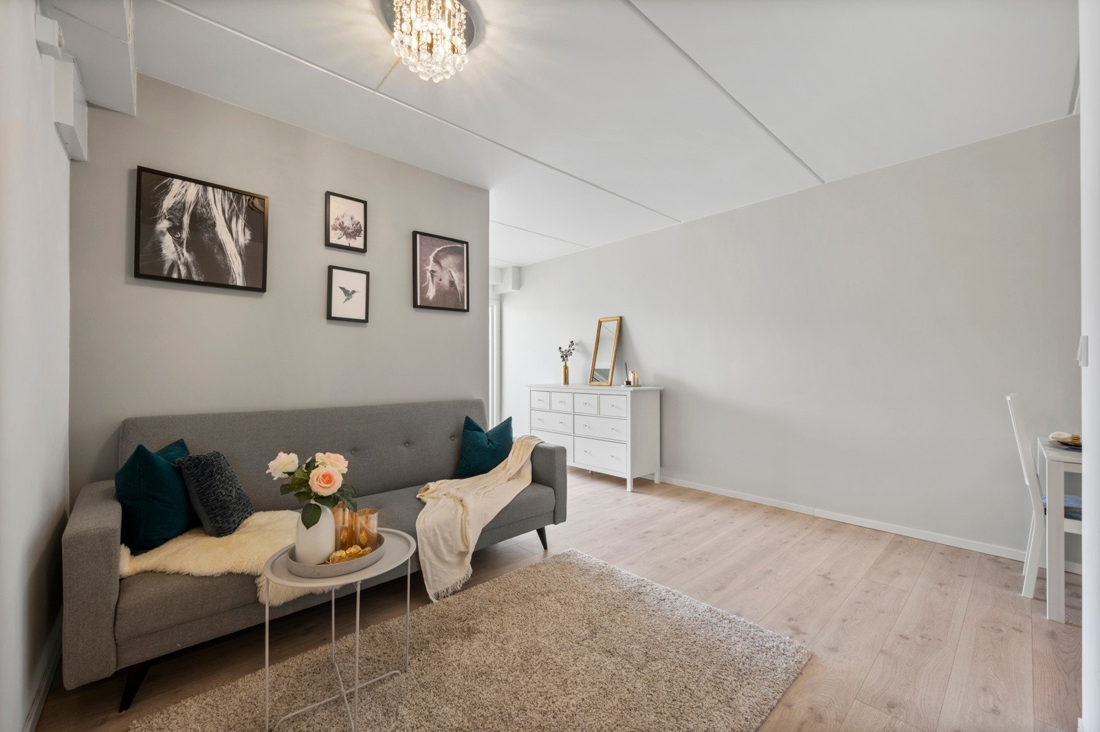 En lys og trivelig leilighet Galleribilde