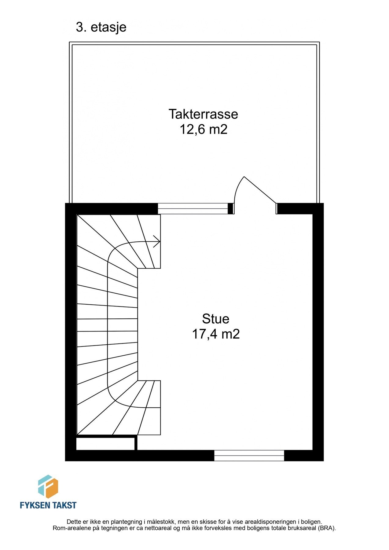 Planskisse 3.etasje. Galleribilde