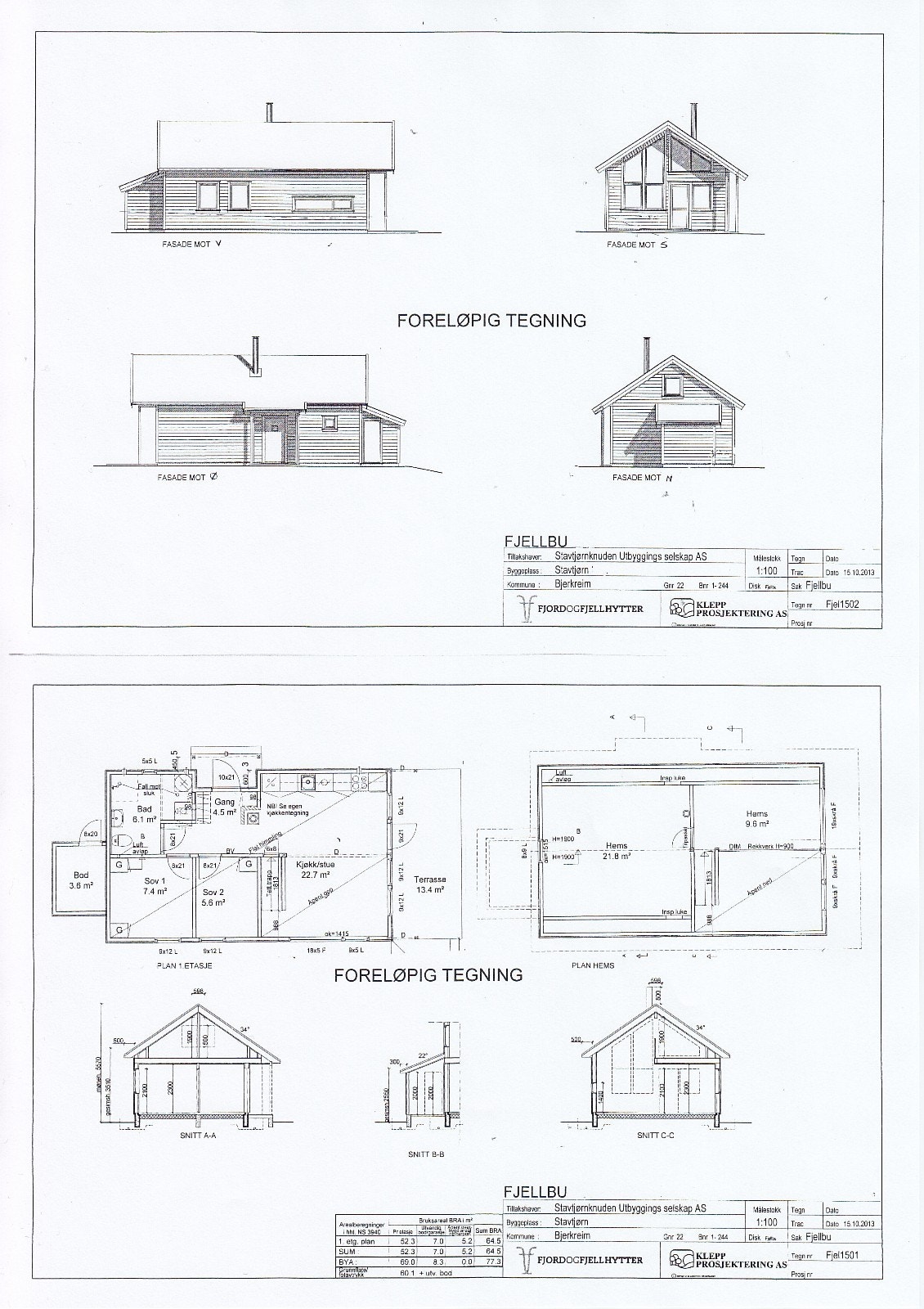 Tegninger av Fjellbu Galleribilde