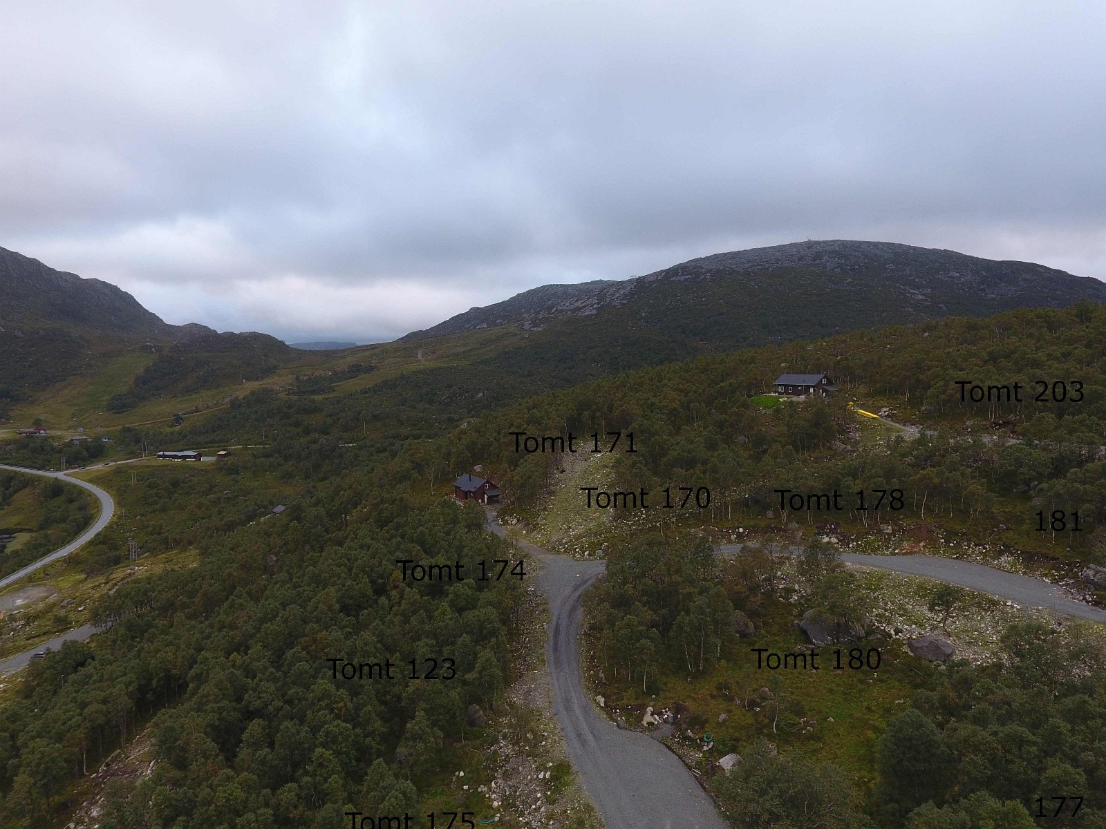 Tomter mot sør vest på Stavtjørnknuden Galleribilde