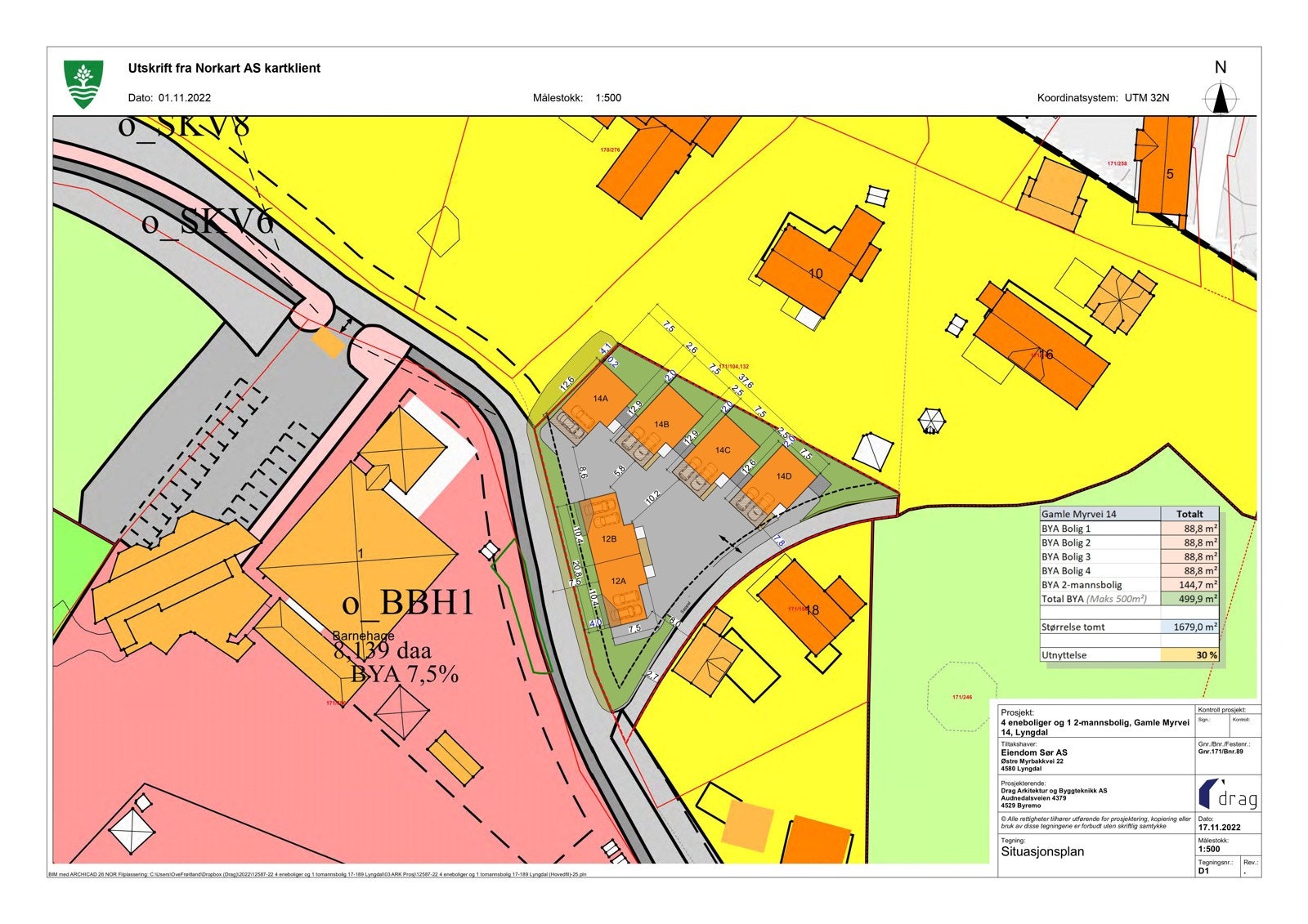 Situasjonsplan Galleribilde