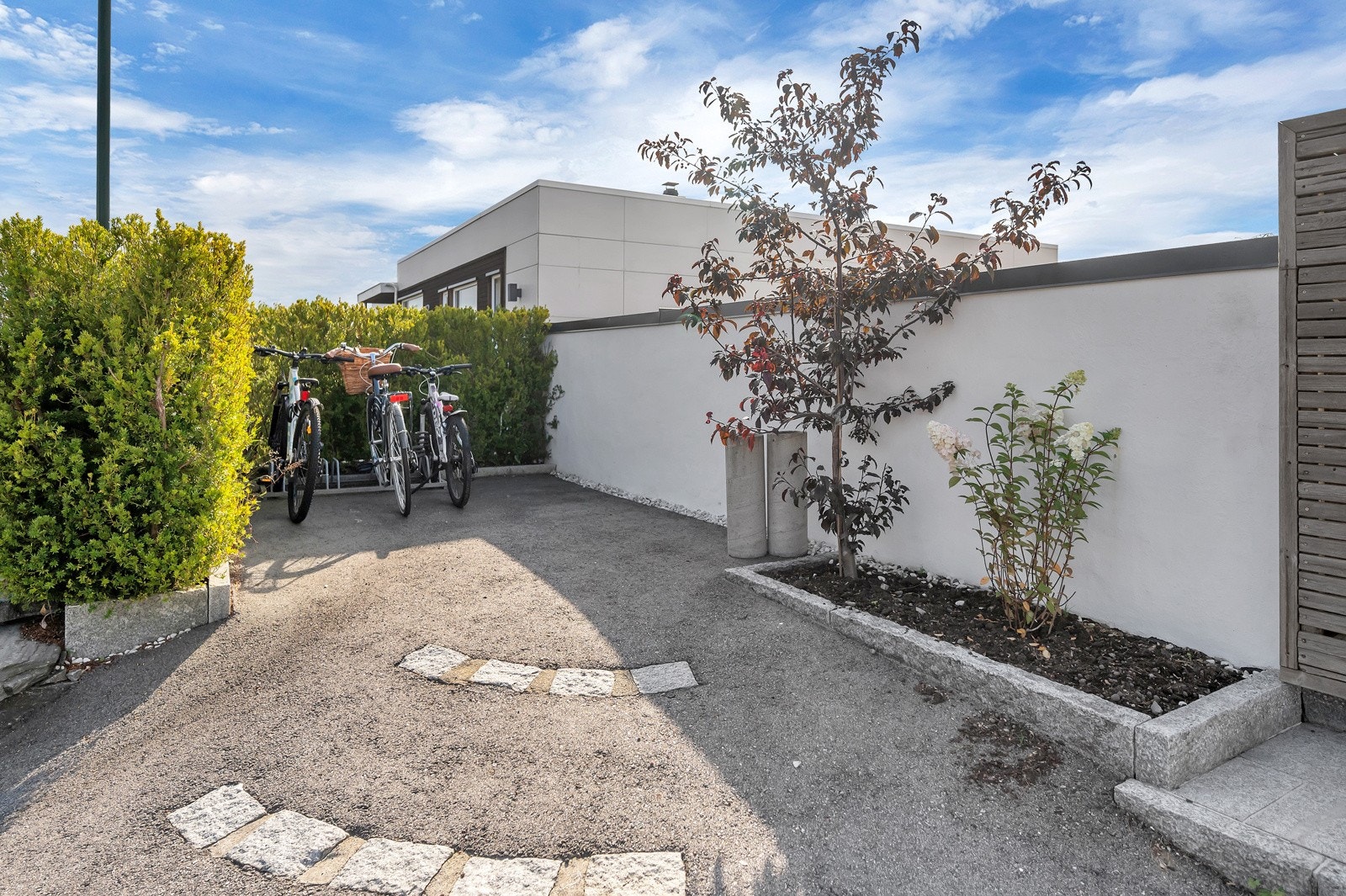 Gårdsplass. Galleribilde