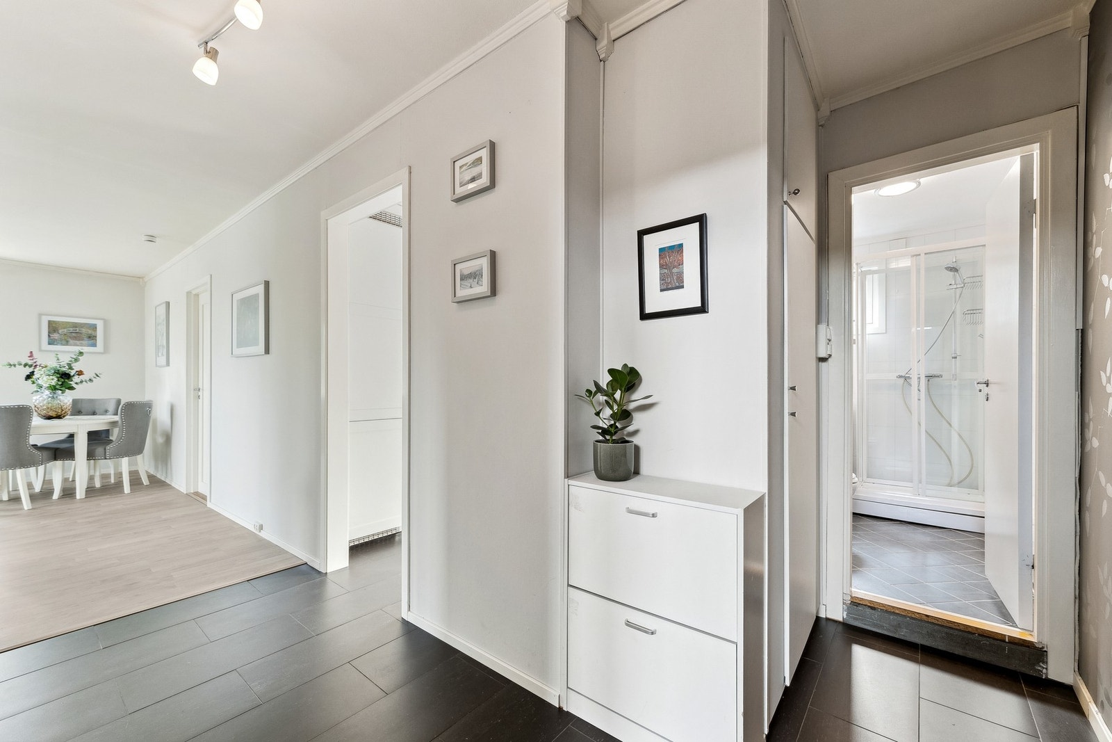 Entré med integrert skap Galleribilde