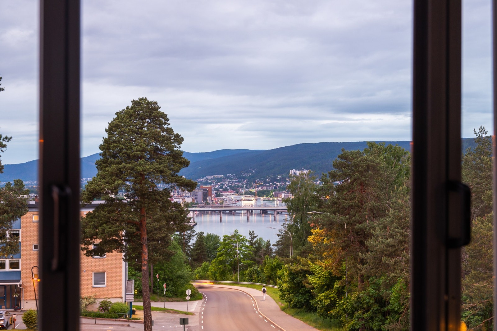 Flott utsikt Galleribilde