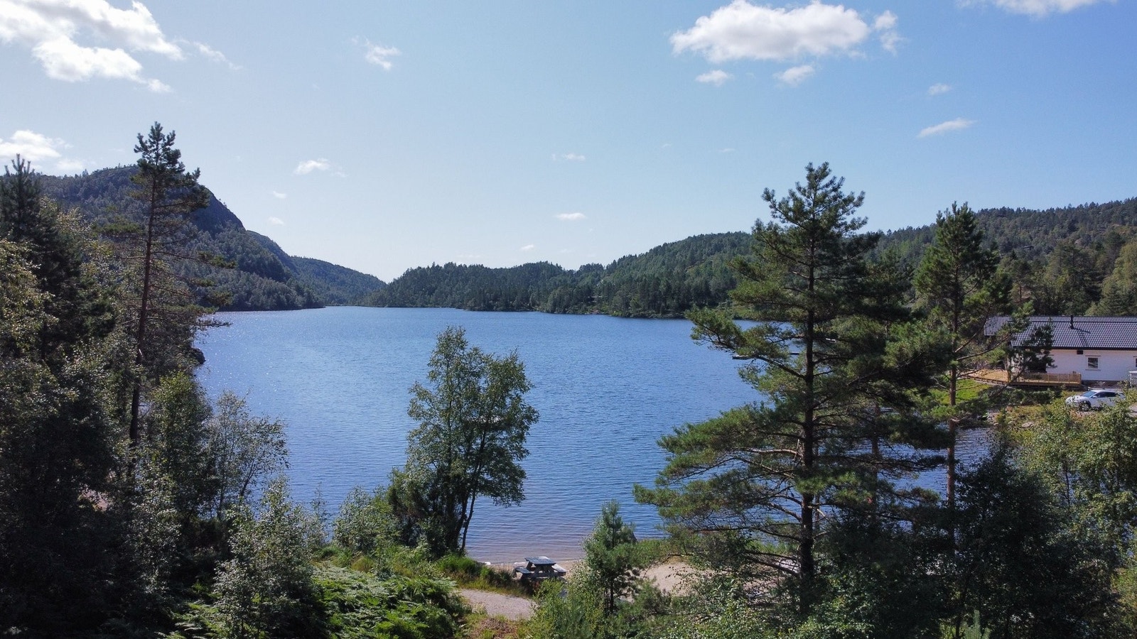 Badevann og fiskevann Krågelandsvannet Galleribilde