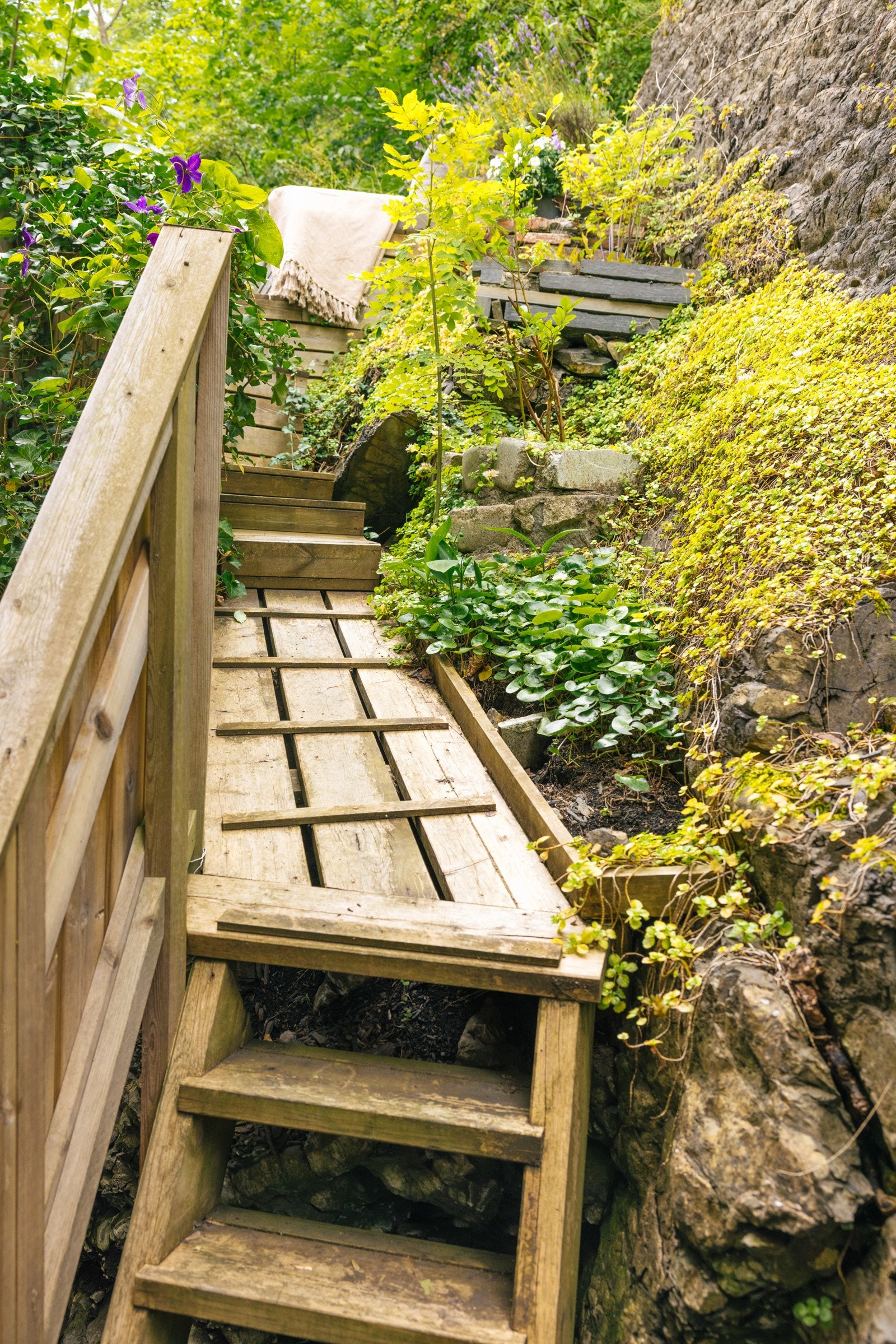 Gangsti langs utearealene Galleribilde