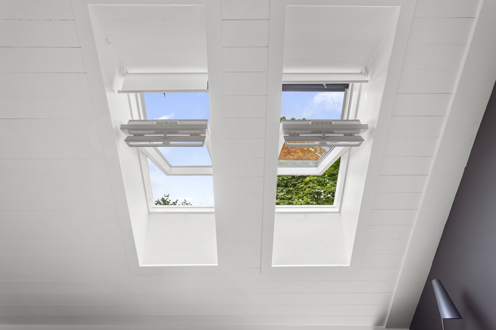 Takvinduer fra loftsstuen Galleribilde