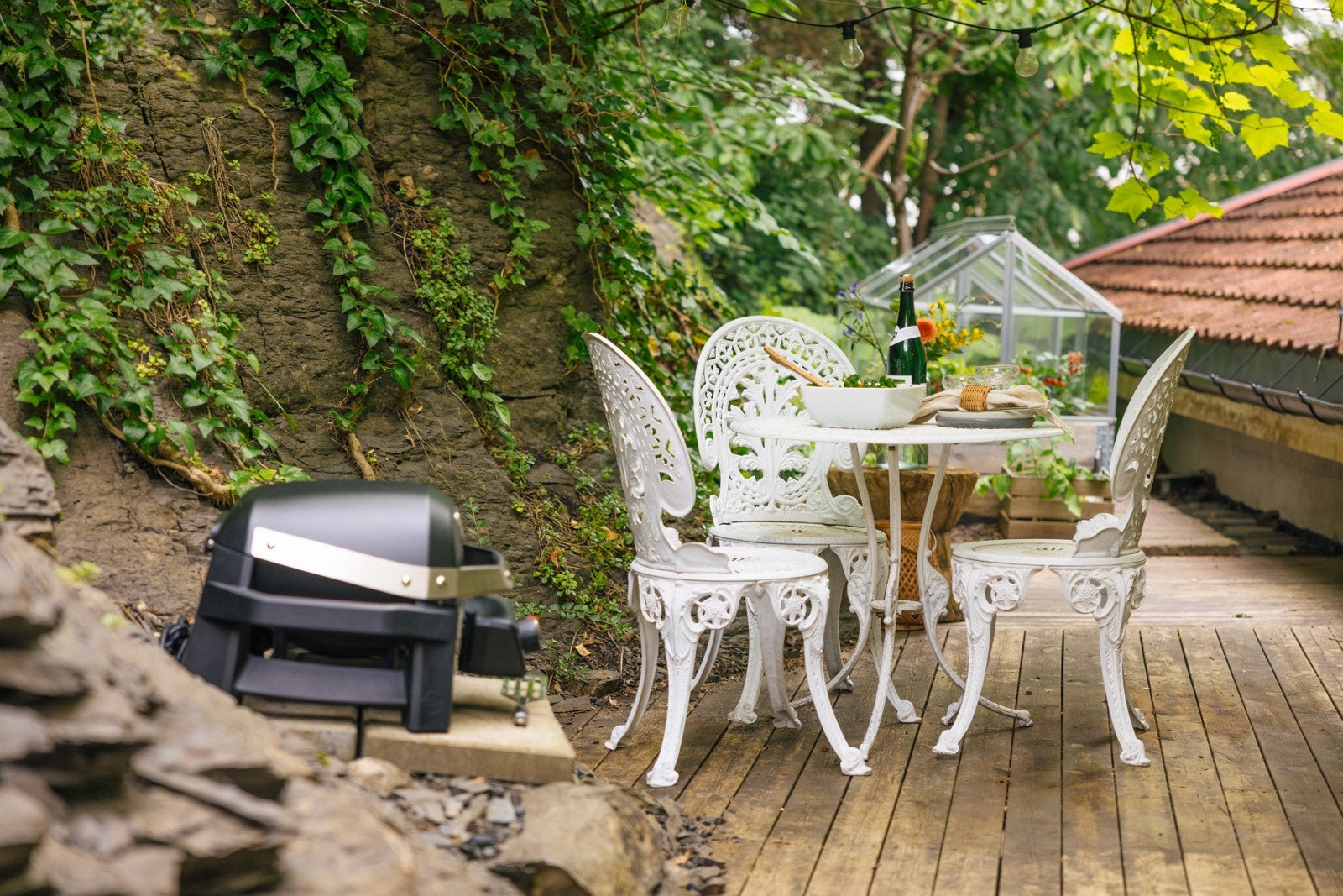 Plass til ønsket utemøblement og grill Galleribilde