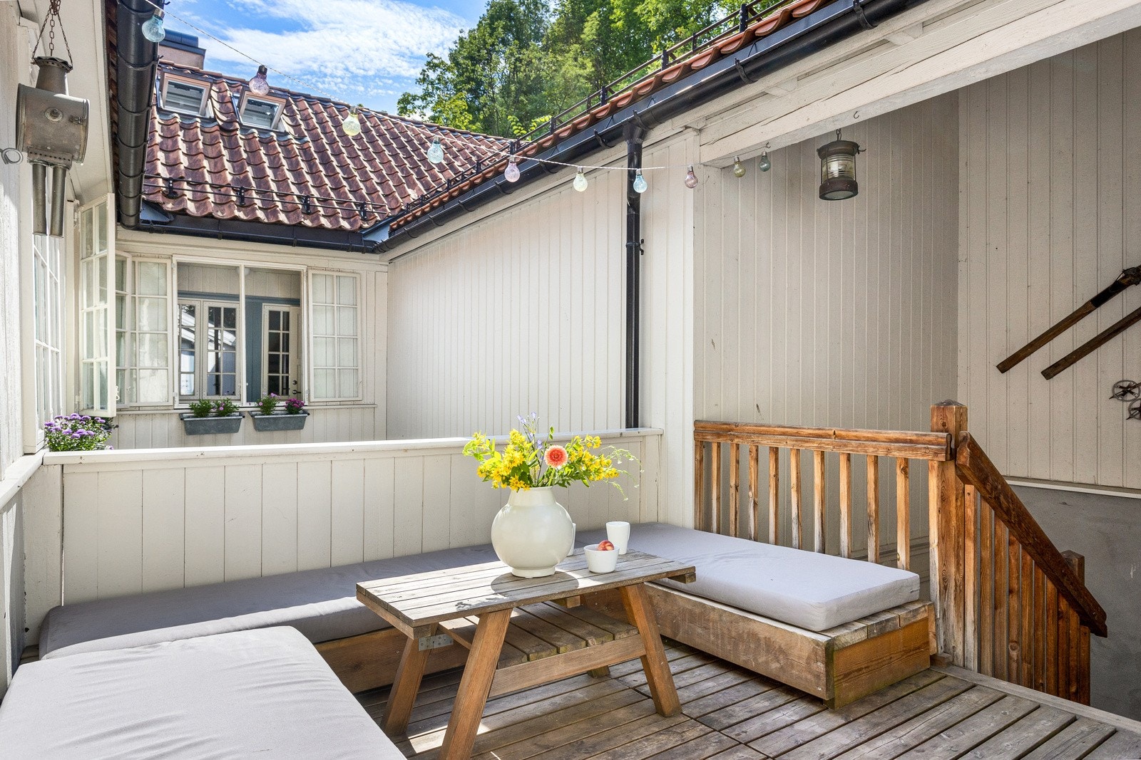 Felles terrasse for leilighet C og E Galleribilde