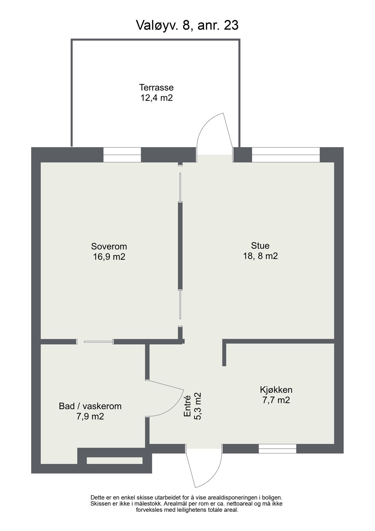 Planskisse. Galleribilde