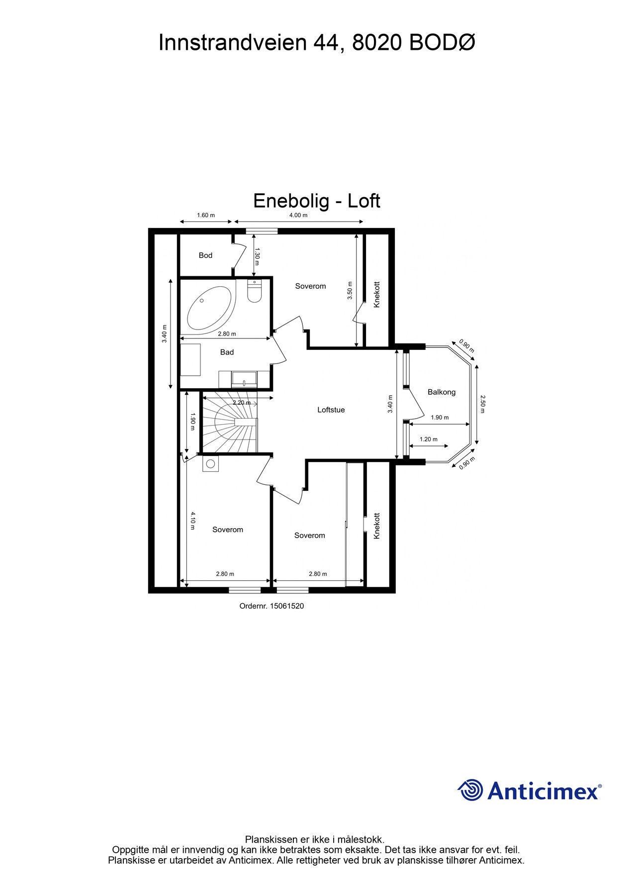 Plantegning 2. etasje. Galleribilde
