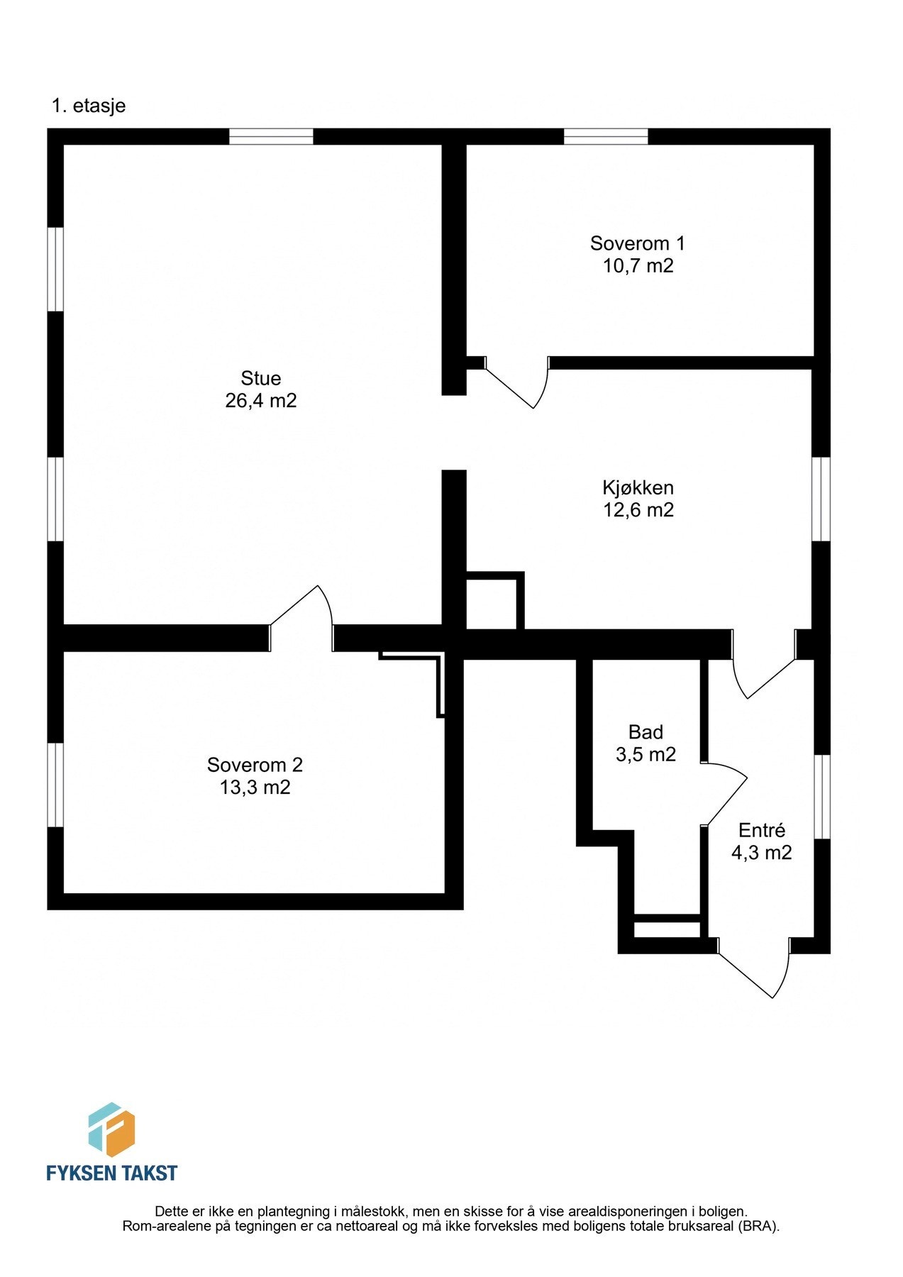 Planskisse. Galleribilde