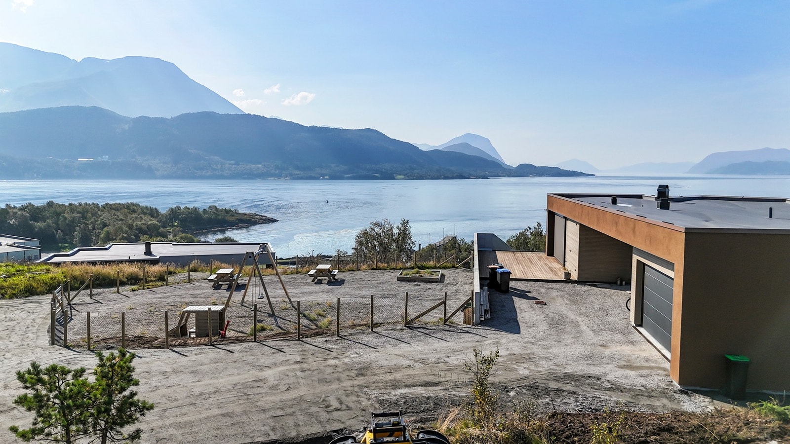 Dronefoto fra cirka 5 meters høyde. Galleribilde