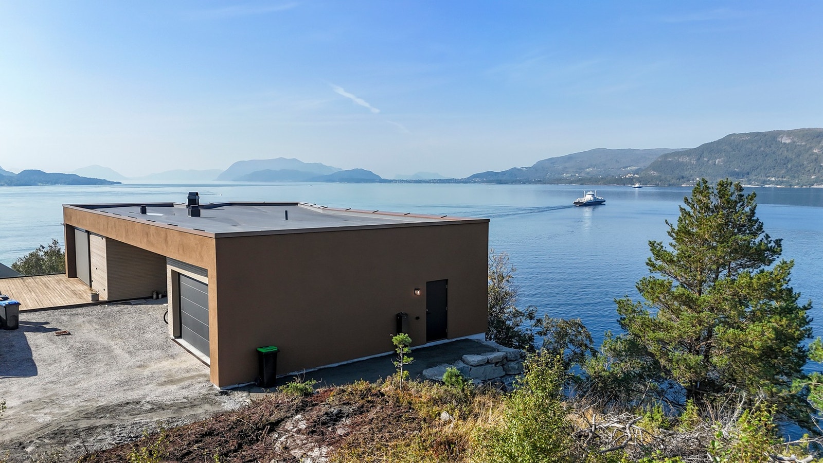 Dronefoto fra cirka 5 meters høyde. Galleribilde