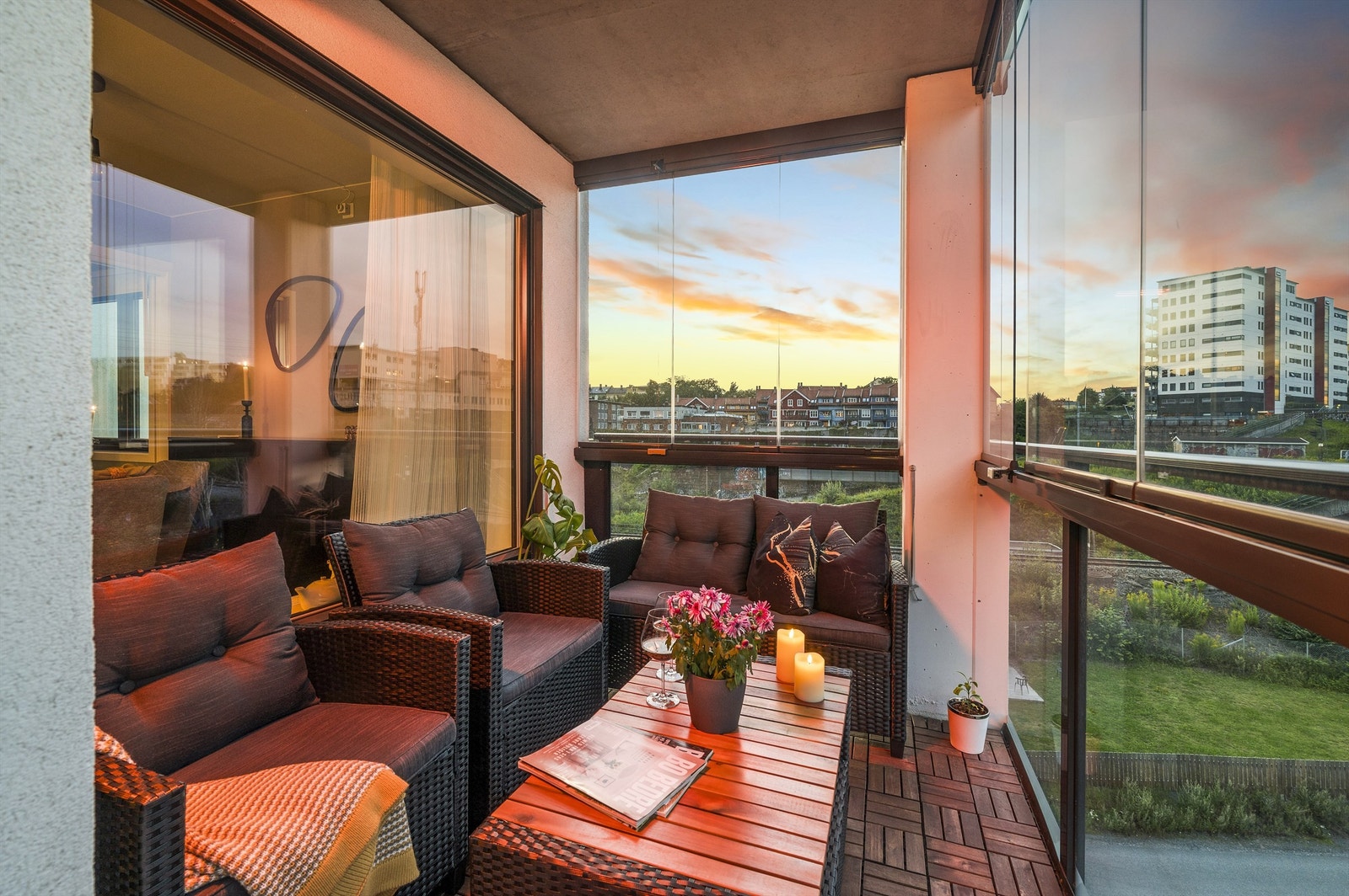 Her kan mange fine kvelder nytes, fra tidlig vår til sen høst Galleribilde