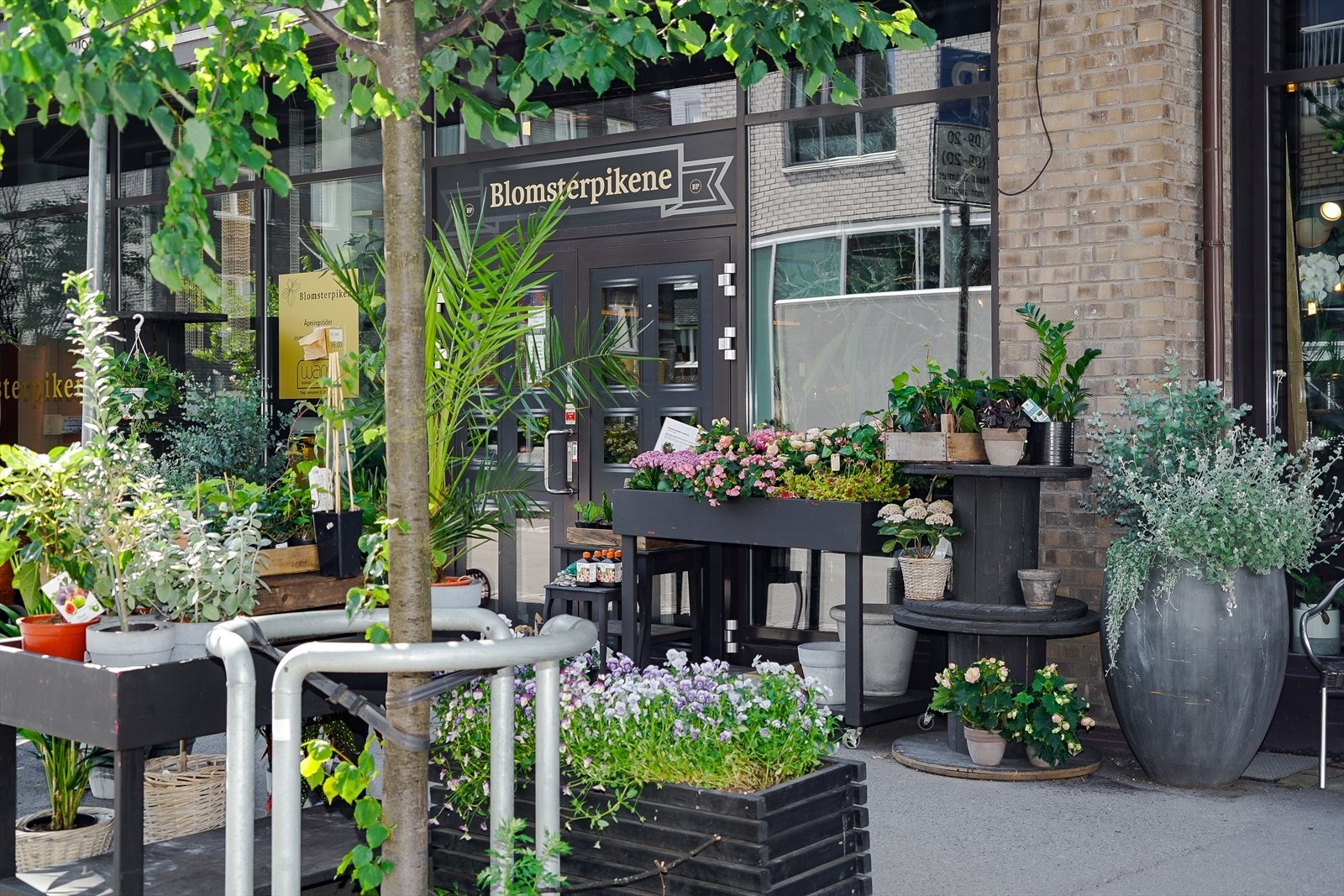 Blomsterpikene på Løren. Galleribilde