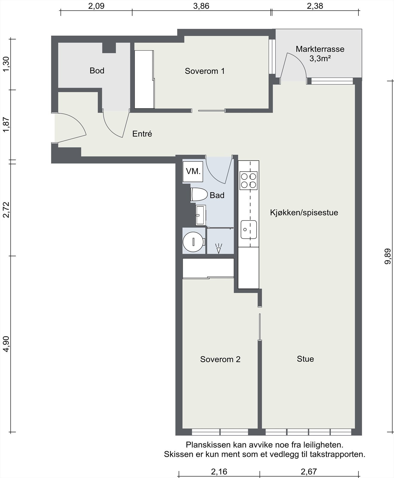 Plantegning. Galleribilde