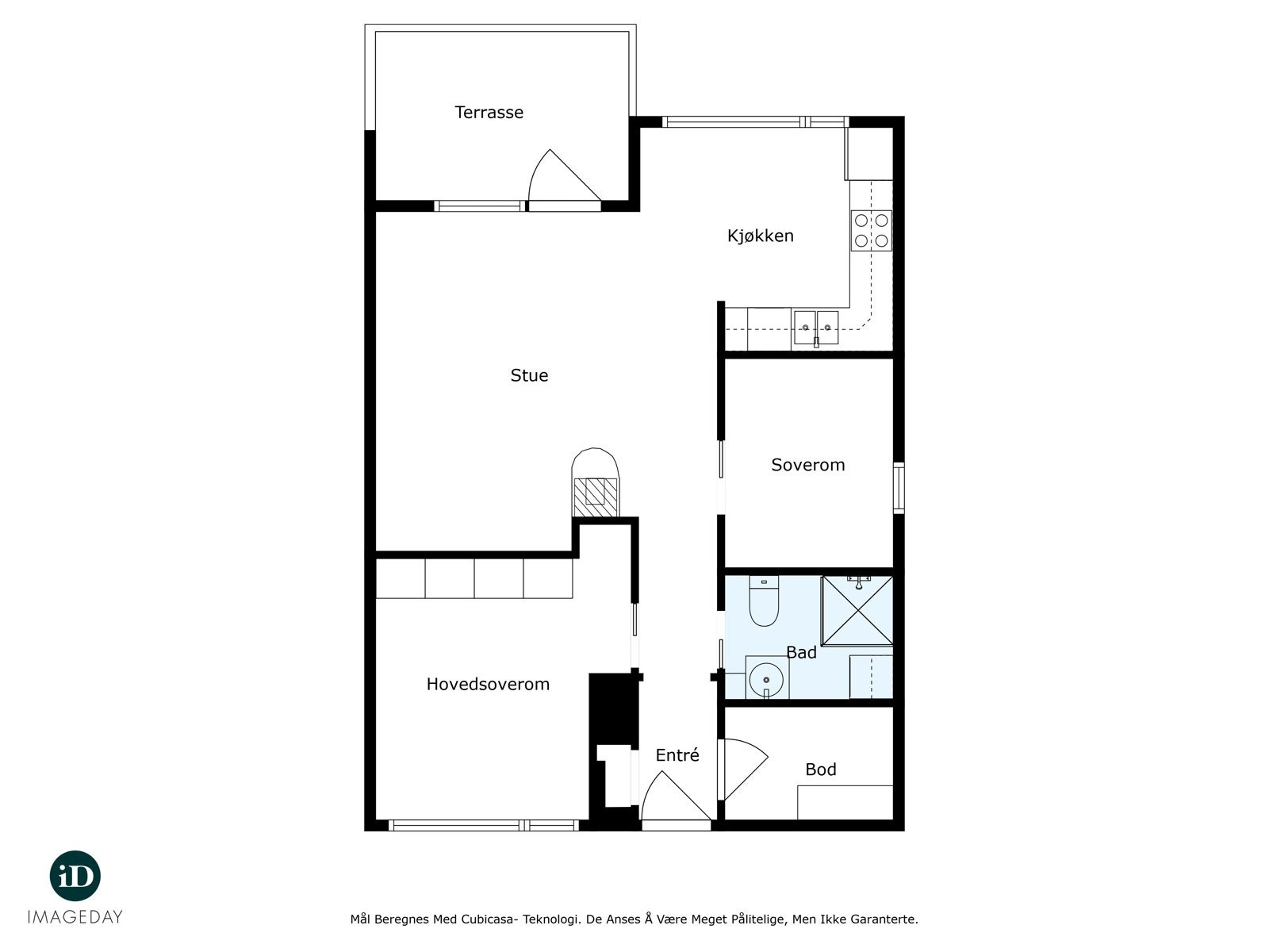 Plantegning | Hanna Winsnes gate 36 Galleribilde