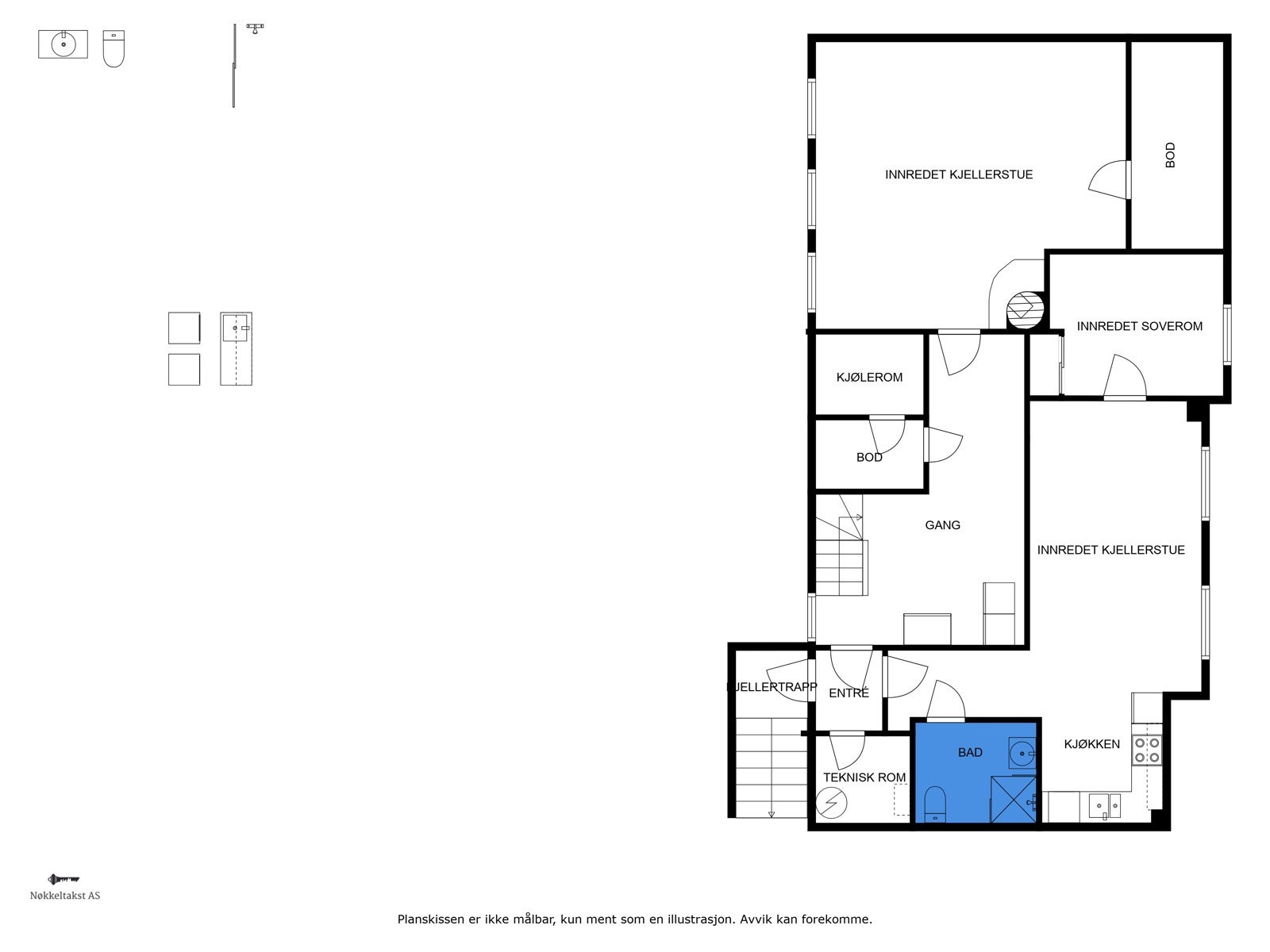 Underetasje Galleribilde