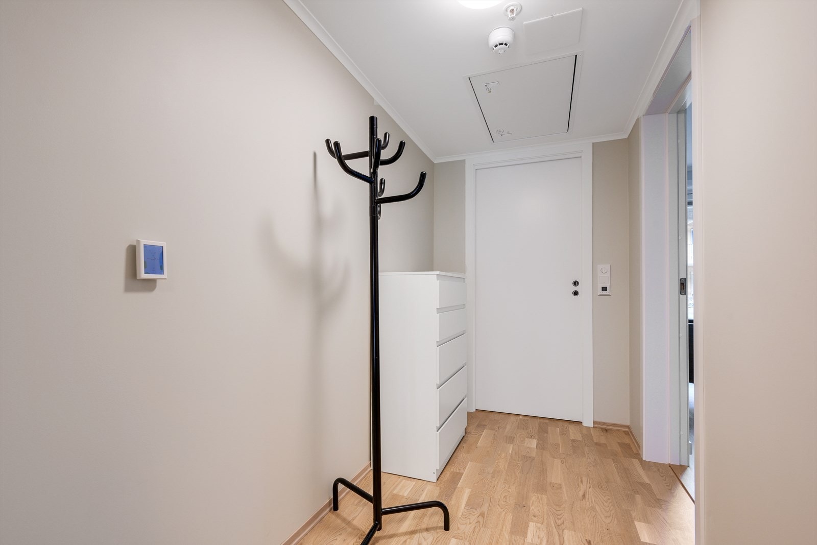 Gjestehybel med garderobeplass. Galleribilde