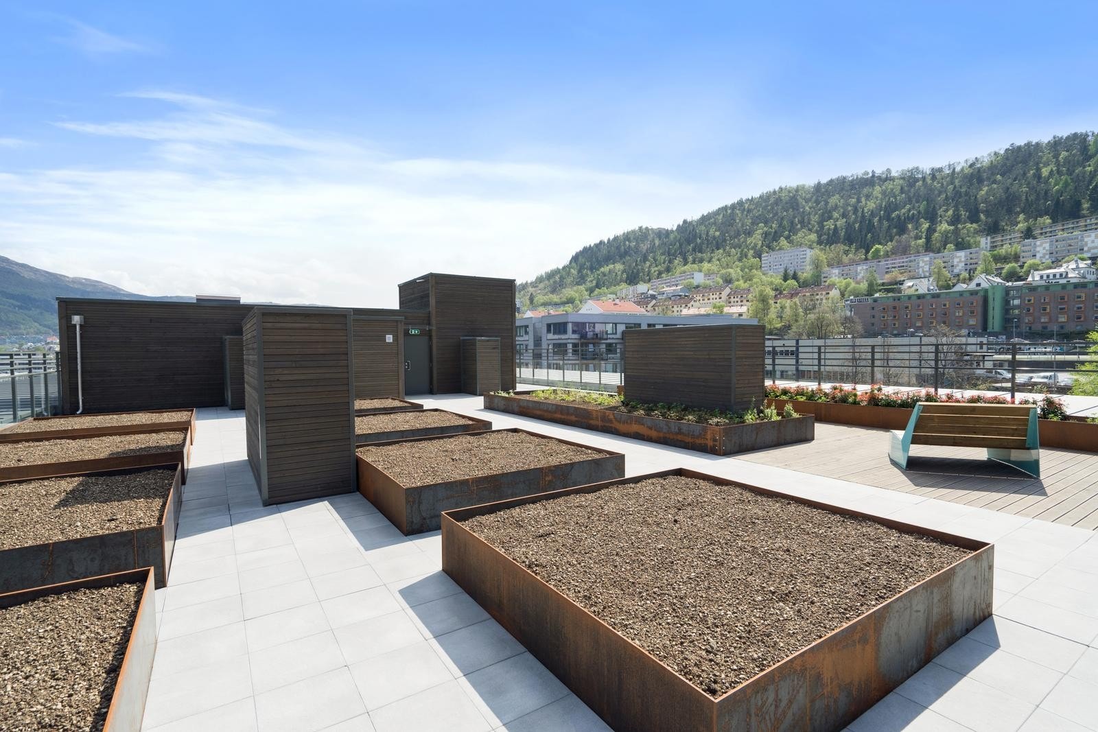 Felles takterrasse Galleribilde