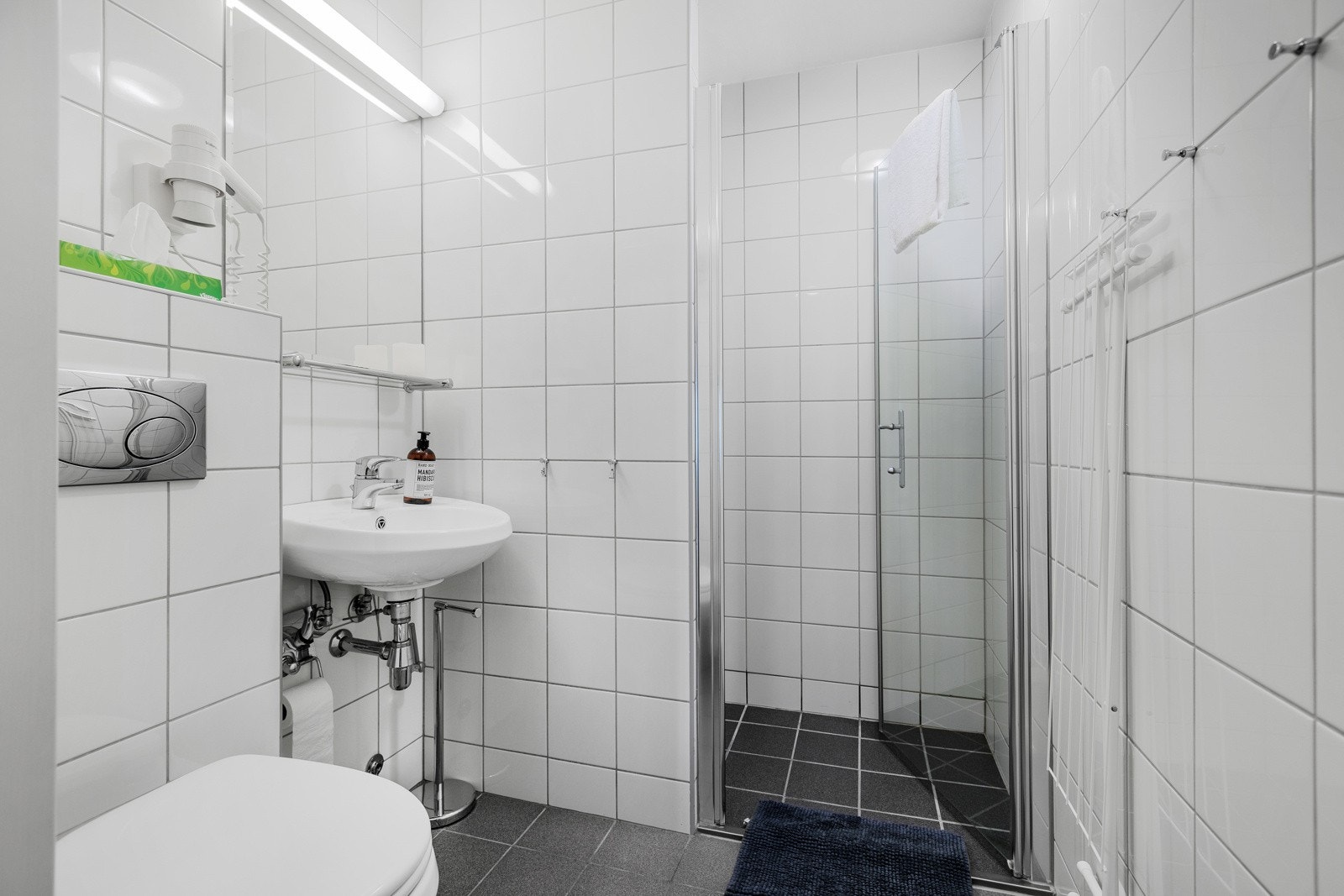 Badene har opprinnelig standard fra byggeår 2008 Galleribilde