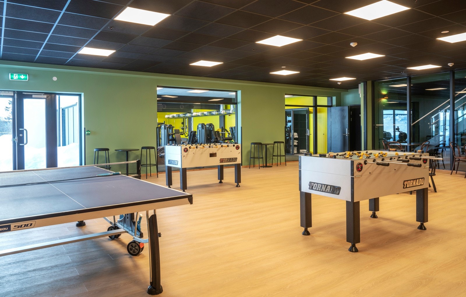 Spillrom i forbindelse med treningsrommet Galleribilde