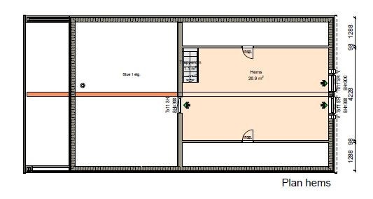 Bilde planløsning 2 etasje Galleribilde