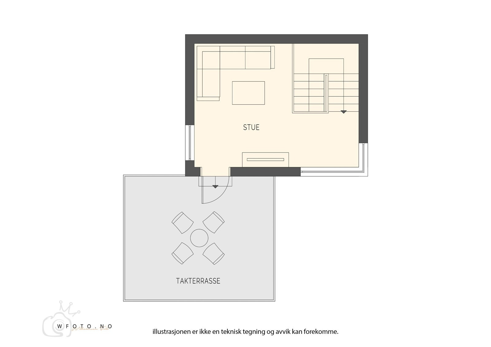 2. etasje plan Galleribilde
